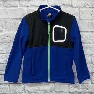 The north face zip u fleece | blue | size 5